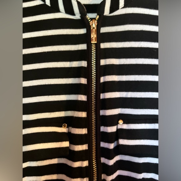 Calvin Klein black and white striped top - Picture 5 of 6
